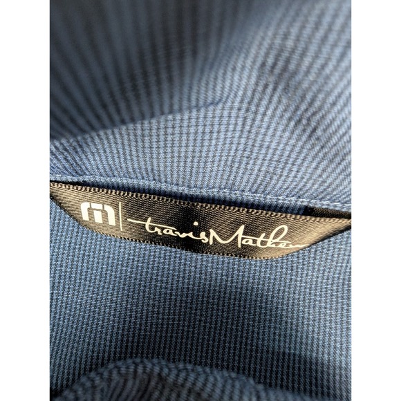 Travis Mathew Jacket Men's S Full Zip Performance‎ Blue Drawstring Waist *Logo - Picture 4 of 14